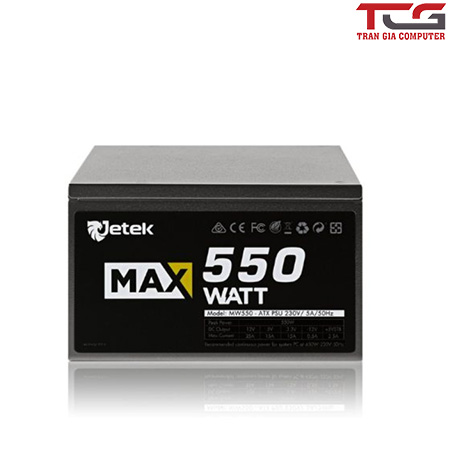 Nguồn máy tính Jetek Maxwatt 550W