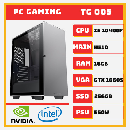 PC Gaming i5 10400F GTX 1660 Super ram 16gb