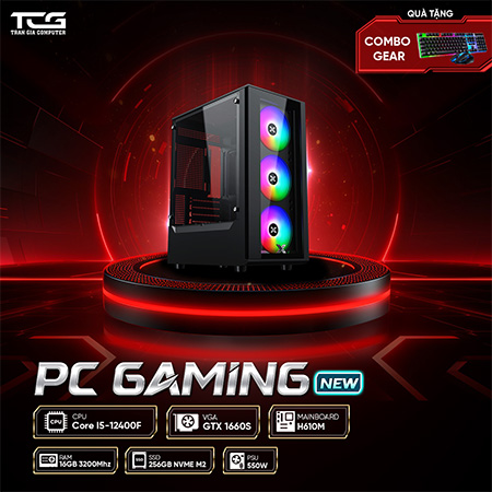 PC Gaming i5 12400F GTX 1660 Super RAM 16G