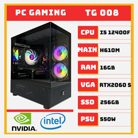 PC Gaming i5 12400F RTX 2060 Super