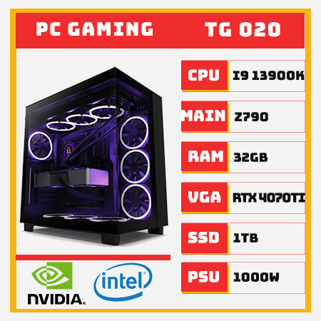 PC Gaming i9 13900K RTX 4070 Ti