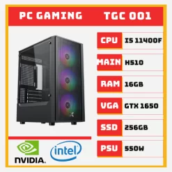 PC GAMING i5 11400F GTX1650 4GB | RAM 16GB | SSD 256GB - TGPCGM001