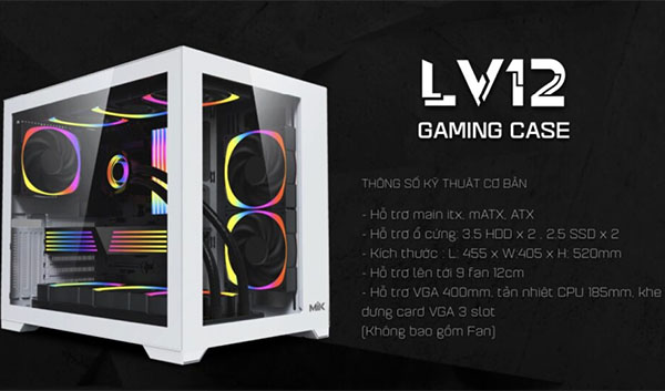 Vỏ case MIK LV12 - White