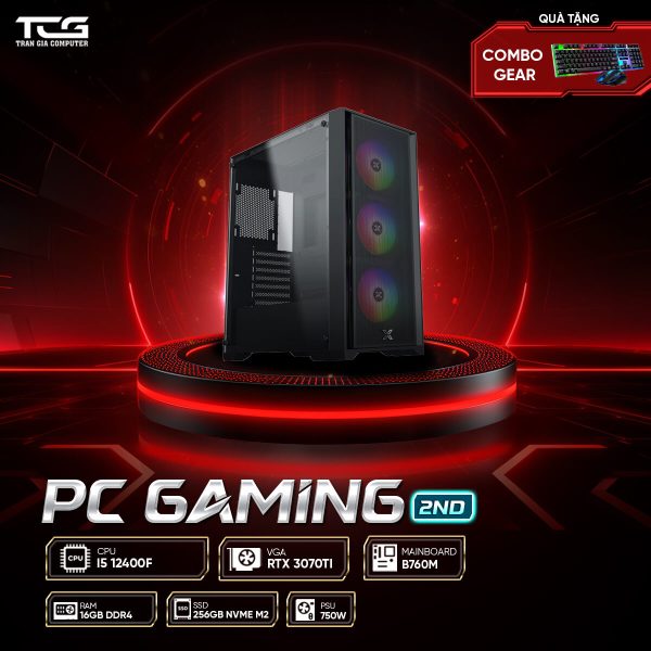 PC GAMING i5 12400F RTX 3070Ti | RAM 16GB | SSD 256GB - TGPCGM026