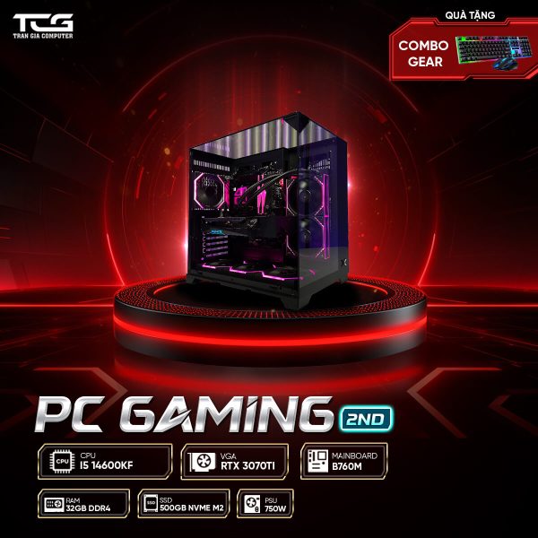 PC GAMING i5 14600KF RTX 3070Ti | RAM 32GB | SSD 500GB - TGPCGM024