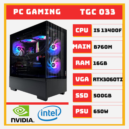 PC Gaming i5 13400F RTX 3060Ti 8G SSD 500GB 2nd