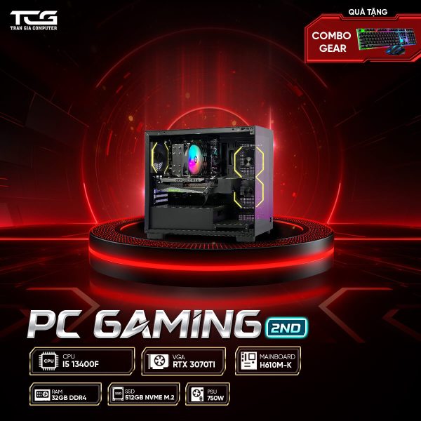 PC GAMING i5 13400F RTX 3070Ti | RAM 32GB | SSD 512GB - TGPCGM034