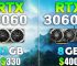 so sánh nvidia geforce rtx 3060 và 3060-ti