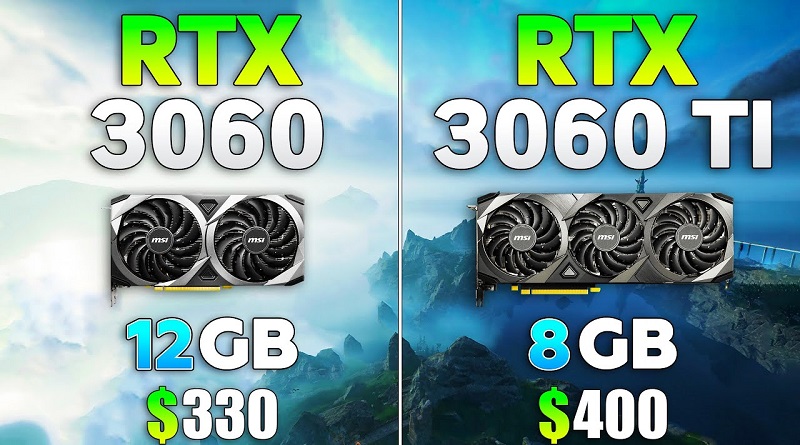 so sánh nvidia geforce rtx 3060 và 3060-ti