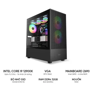 PC ĐỒ HỌA i9 12900K RTX 3060 | RAM 32GB | SSD 500GB – TGPCDH026