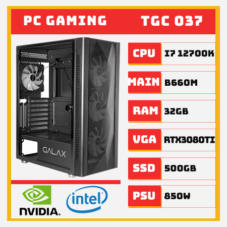 PC Gaming I7 12700K RTX 3080Ti Ram 32gb 2nd