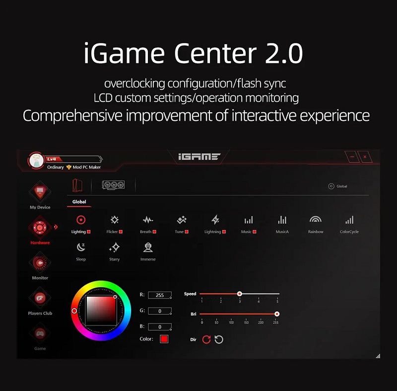 card màn hình colorful igame gefore rtx 4070