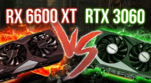 so sánh rx 6600 xt vs rtx 3060