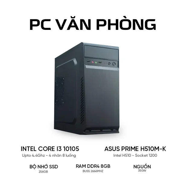 PC văn phòng TGC Work i3 10105 - Ảnh 1