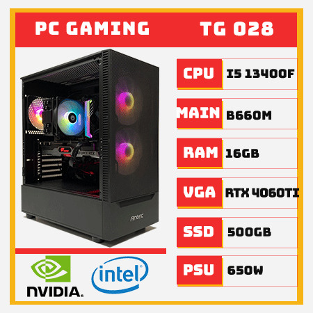 PC Gaming i5 13400F RTX 4060ti