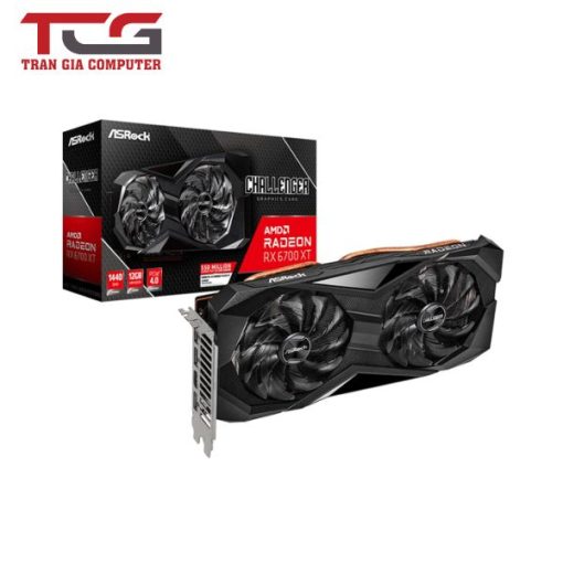 Card màn hình Arock RX 6700xt 12G 2 Fan