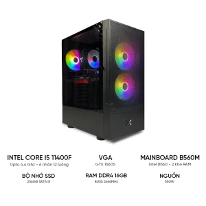 PC GAMING i5 11400F GTX 1660 Super | RAM 16GB | SSD 256GB