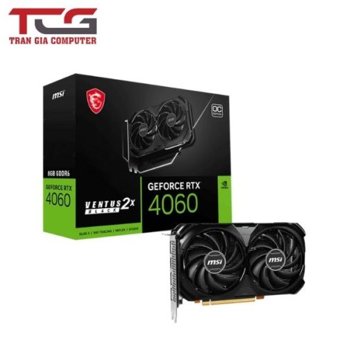 Card màn hình MSI GeForce RTX 4060 VENTUS 2X BLACK 8G OC