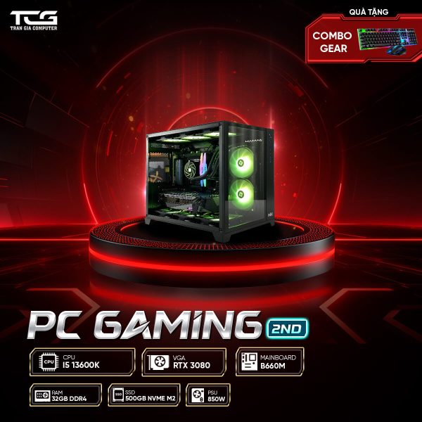 PC GAMING i5 13600K RTX 3080 | RAM 32GB | SSD 500GB - TGPCGM046