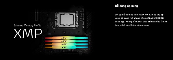 RAM DESKTOP ADATA RGB 32GB DDR5 5200MHZ