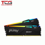 RAM DESKTOP KINGSTON FURY BEAST RGB EXPO 16GB DDR5 5600MHZ