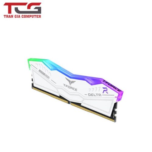RAM DESKTOP TEAMGROUP DELTA RGB WHITE 16GB DDR5 6000MHZ