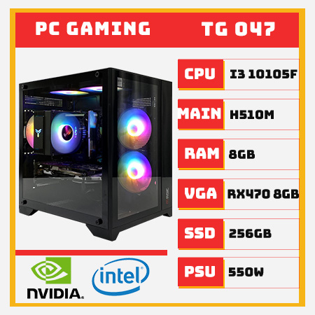 PC Gaming i5 10105f rx470 2nd