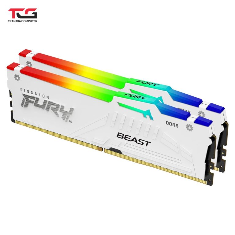 RAM KINGSTON Fury Beast RGB DDR5 White