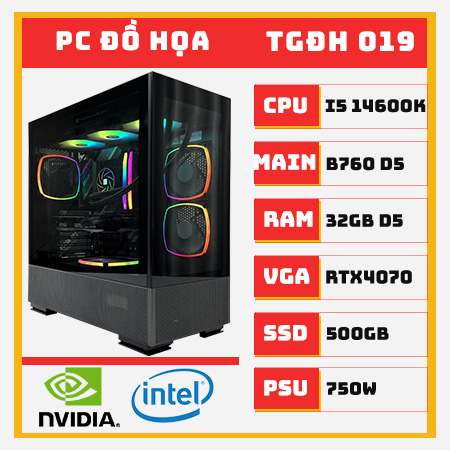 PC Đồ Họa i5 14600K RTX 4070 12GB