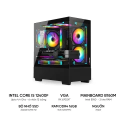 PC GAMING i5 12400F RX 6700XT | RAM 16GB | SSD 256GB - TGPCGM049