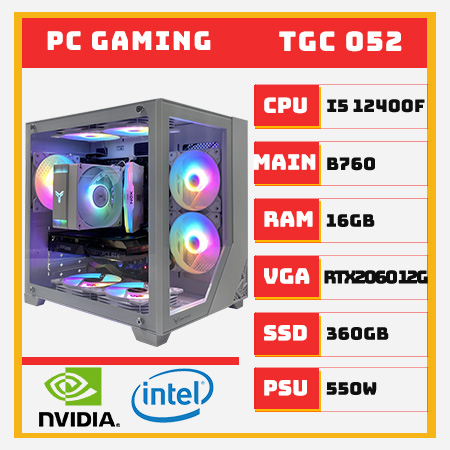 PC Gaming i5 12400F RTX2060 12GB RAM 16GB 2nd