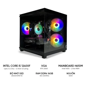 PC GAMING i5 12400F RTX 2060 6G | RAM 16GB | SSD 256GB