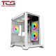 Thùng máy Case VSP Aquanaut Pro Gaming X2 White | Trắng, Không Fan
