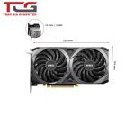 card man hinh msi rtx 3050 ventus 2x 8g oc