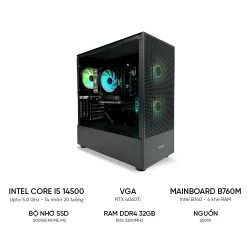 PC ĐỒ HỌA i5 14500 RTX 4060Ti 16GB | RAM 32GB | SSD 500GB - TGPCDH022