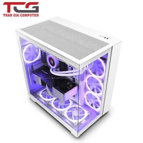 Vỏ máy tính NZXT H9 Flow White