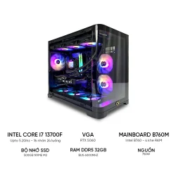 PC GAMING i7 13700F RTX 5060 | RAM 32GB | SSD 500GB – TGPCGMN039