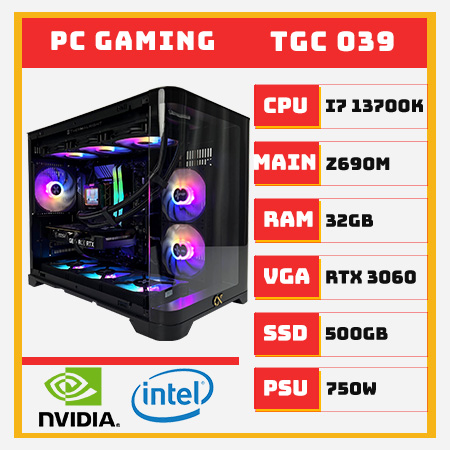 PC Gaming i7 13700K RTX 3060 RAM 32GB