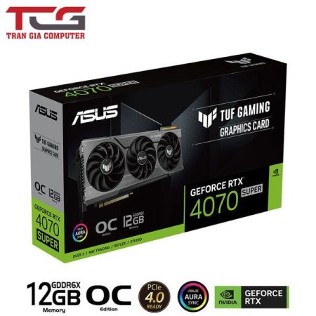 Card màn hình ASUS TUF Gaming GeForce RTX 4070 SUPER 12GB GDDR6X OC Edition