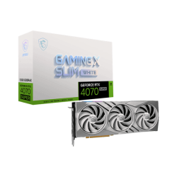 Card màn hình MSI GeForce RTX 4070 SUPER 12G GAMING X SLIM WHITE