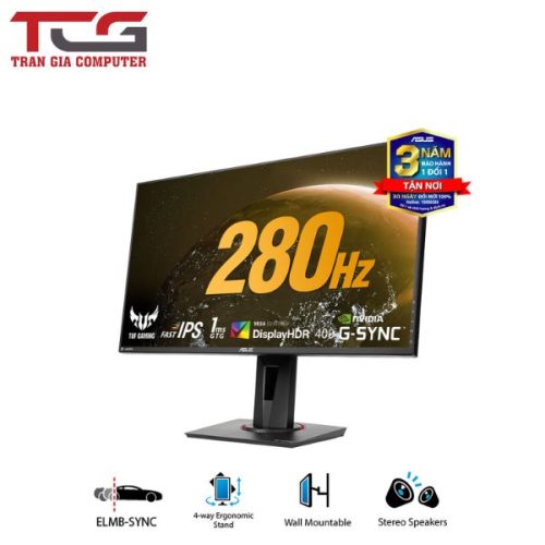 Màn hình ASUS TUF Gaming VG279QM 25" IPS 280HZ Gsync