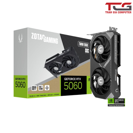 Card màn hình ZOTAC GAMING GeForce RTX 5060 Twin Edge OC 8G