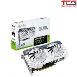 Card Màn Hình ASUS Dual RTX 4060 White OC Edition 8GB GDDR6