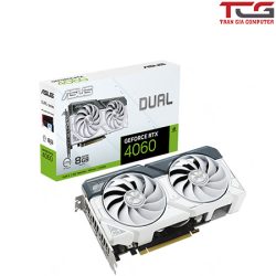 Card Màn Hình ASUS Dual RTX 4060 White OC Edition 8GB GDDR6