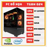 PC Đồ Họa I7 13700K RTX4060Ti 16GB RAM 32GB