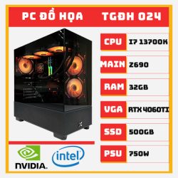 PC Đồ Họa I7 13700K RTX4060Ti 16GB RAM 32GB