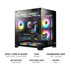 PC GAMING i5 12400F RX 6600 RAM 16GB SSD 256GB - TGPCGMN054