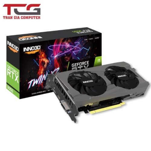 Card màn hình VGA INNO3D GeForce RTX 3050 6GB TWIN X2