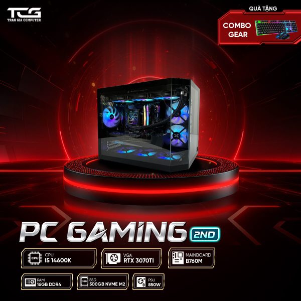 PC GAMING i5 14600K RTX 3070Ti | RAM 16GB | SSD 500GB - TGPCGM061 - Ảnh 1