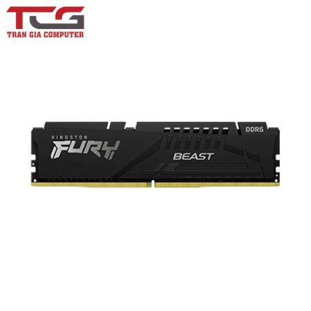 Ram PC Kingston Fury Beast Black 16GB 4800MHz DDR5 KF548C38BB-16